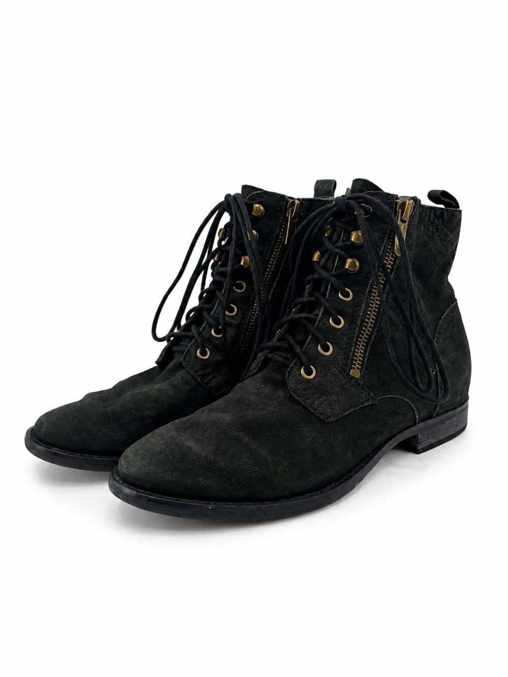Sam Edelman Mackay Womens Black Ankle Boots Leather Size 8.5